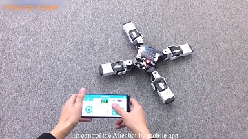 Gameplay 6: Mobile App Control | Hiwonder Alienbot Multi-Legged Robot