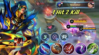 BUILD ALDOU FULL DAMAGE + 650 STACK 1 HIT TERSAKIT 2023❗ BUILD ALDOUS TERSAKIT 2023