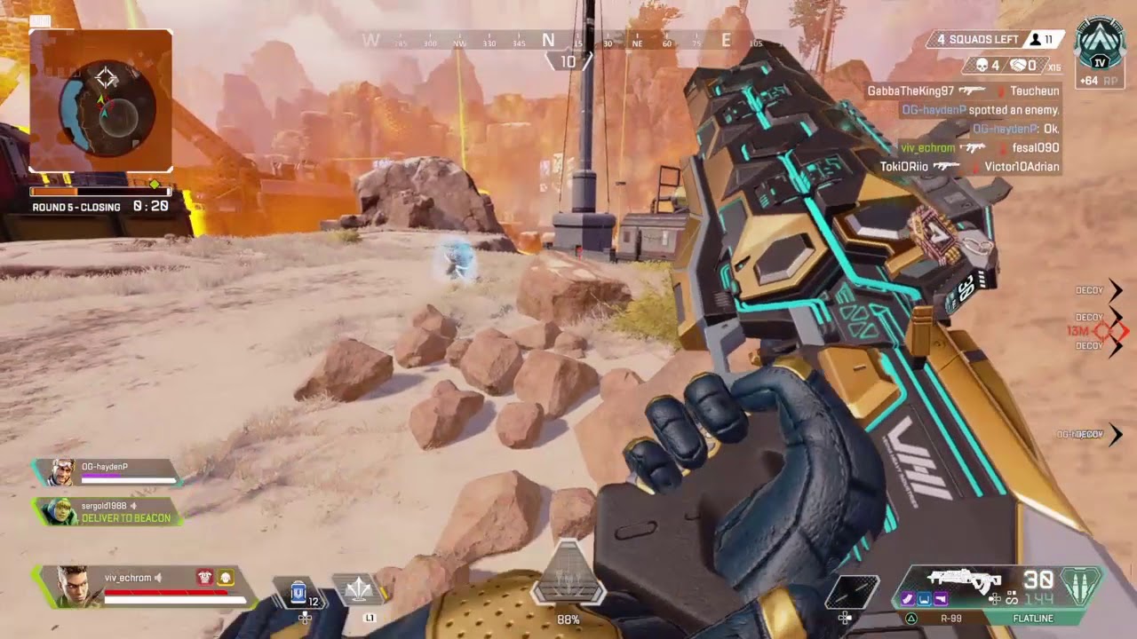 Surviving the storm and winning Apex Legends Platinum ranked Season