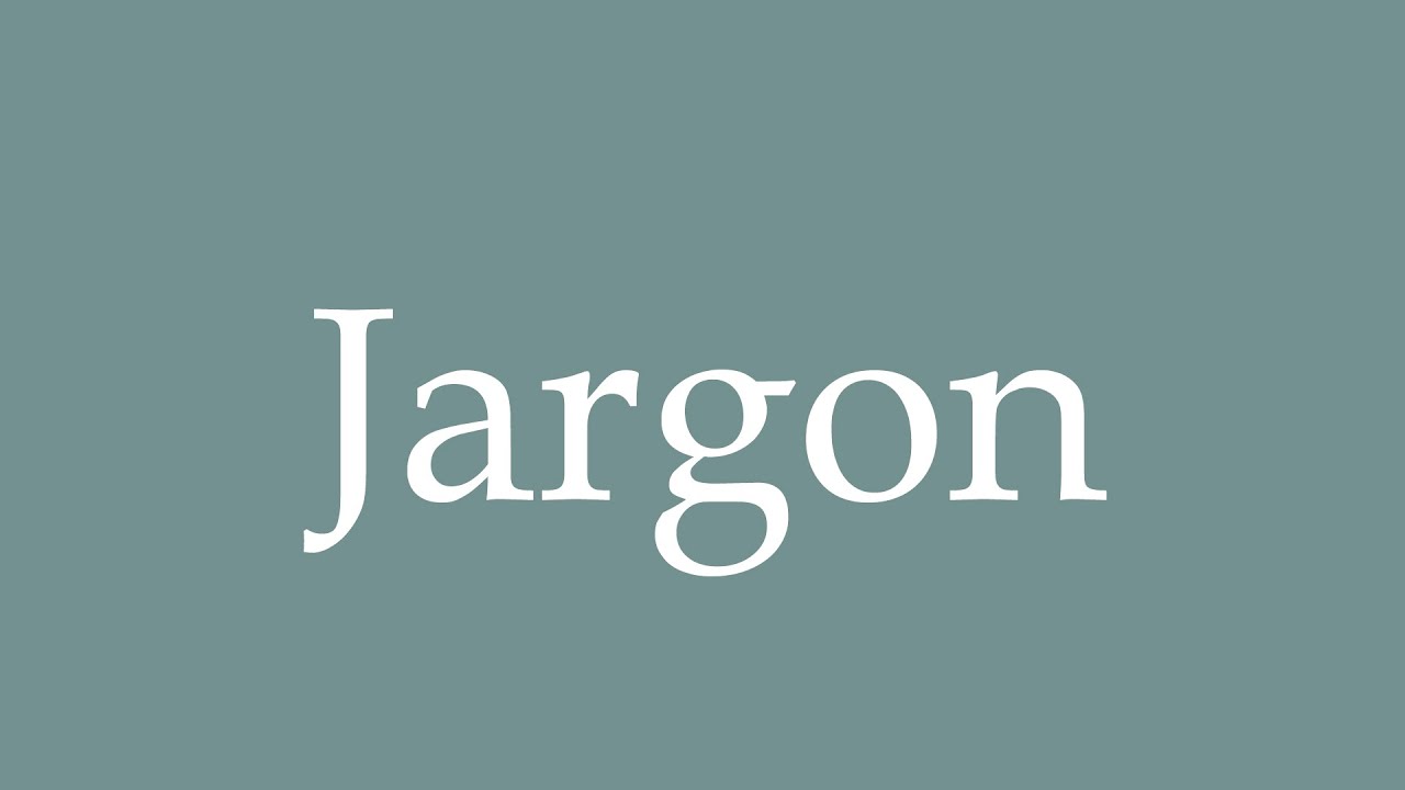 How To Pronounce Jargon Correctly In French YouTube