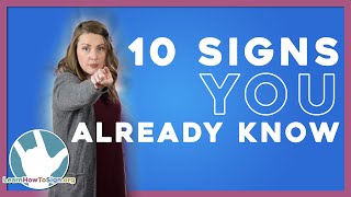 You Already Know Sign Language | Sign Language for Beginners