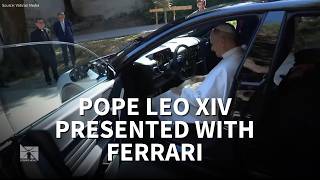 Pope Leo XIV test‑drives the future with Ferrari’s first electric supercar