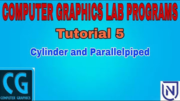 Cylinder & Parallelpiped. - Computer Graphics