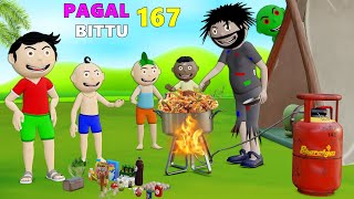 Pagal Bittu Sittu 167 | Picnic Mein Bhoot | Picnic Wala Cartoon | Pagal Beta | Desi Comedy Video