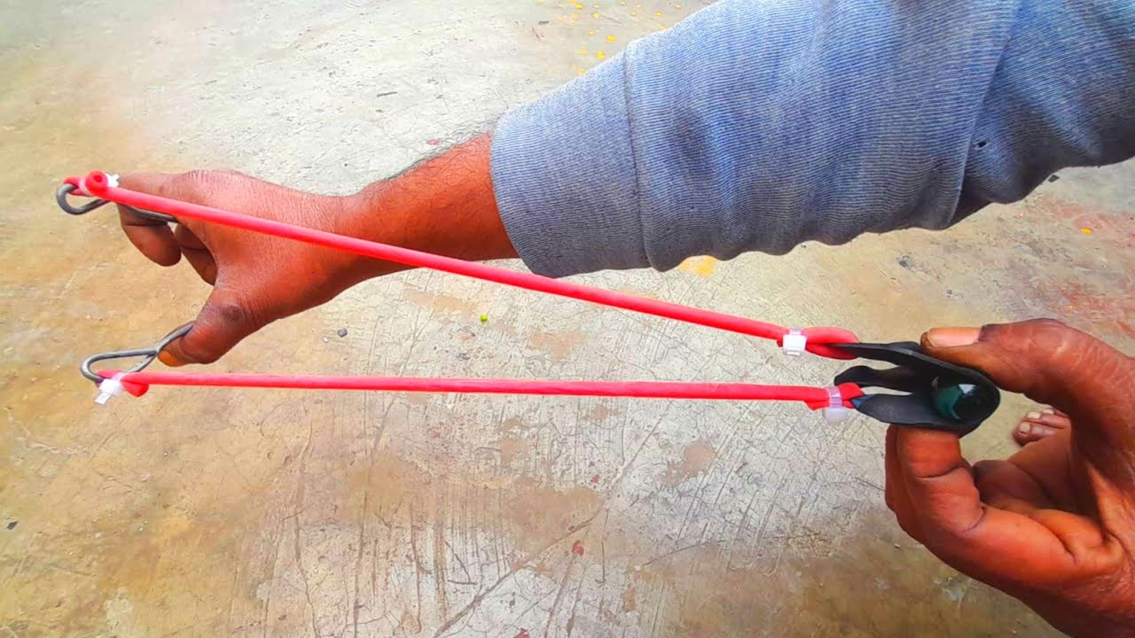 Diy slingshot with welding rods गुलेल kaise banaye YouTube