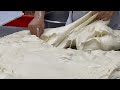 萌度破表,夢幻唯美富士山生乳吐司,磅蛋糕製作/Japanese Soft White Bread, Mount Fuji Bread Making Process-台灣街頭美食