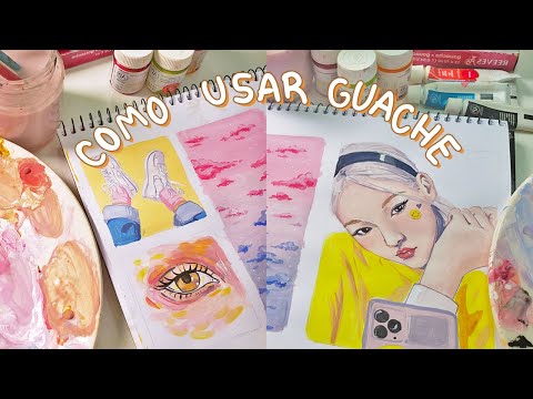 COMO PINTAR COM TINTA GUACHE | DICAS PARA NÃO SOFRER USANDO GUACHE