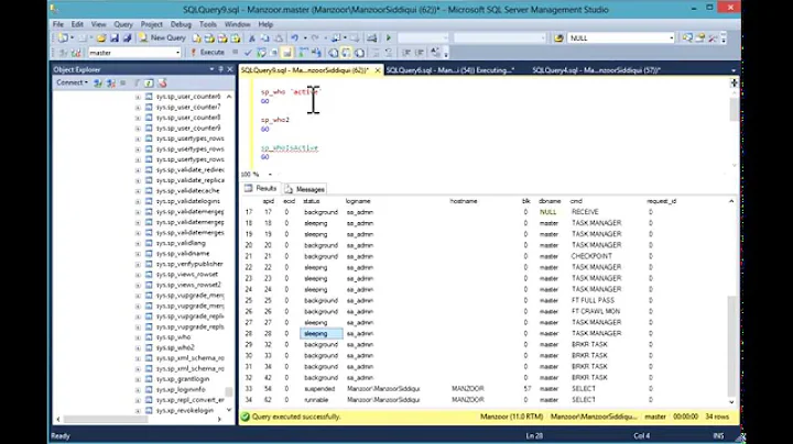 Troubleshooting Database Slowness and Blocking with sp who, sp who2 and sp WhoIsActive