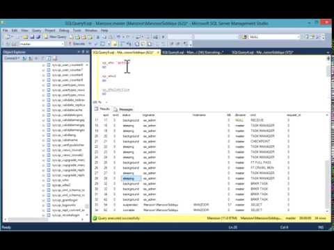 Troubleshooting Database Slowness and Blocking with sp who, sp who2 and sp WhoIsActive