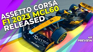 Assetto Corsa F1 2023 MCL60 New Mod Released!