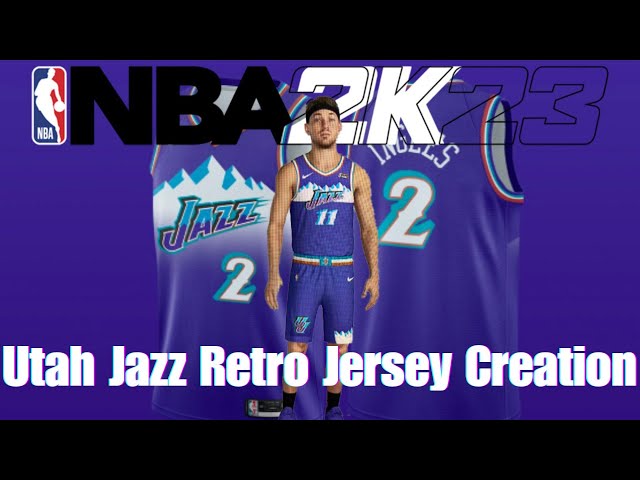 Utah Jazz City Jersey Tutorial NBA2K22 JERSEY CREATION 