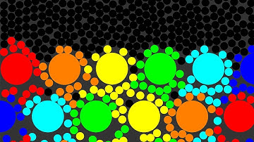 Oddly Satisfying #16 - Color Marble Race in Algodoo