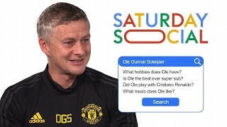 Ole Gunnar Solskjaer Answers The Web's Most Searched Questions About Him | Autocomplete