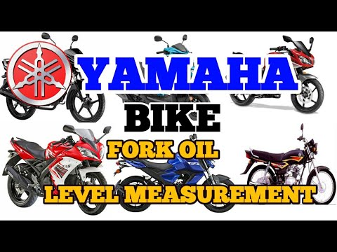 YAMAHA ALL MODEL BIKE FORK OIL LEVEL MEASUREMENT #CHARLESMOTORS - YouTube