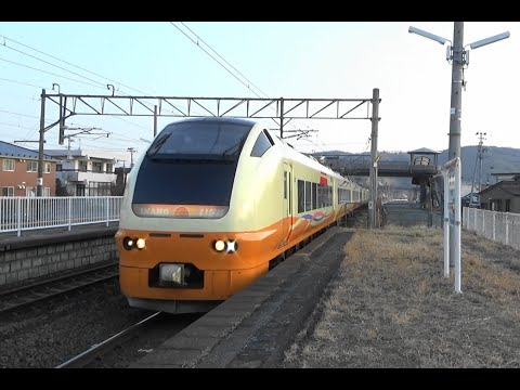 E653系 東北本線臨時快速 那須塩原ゆき@槻木駅