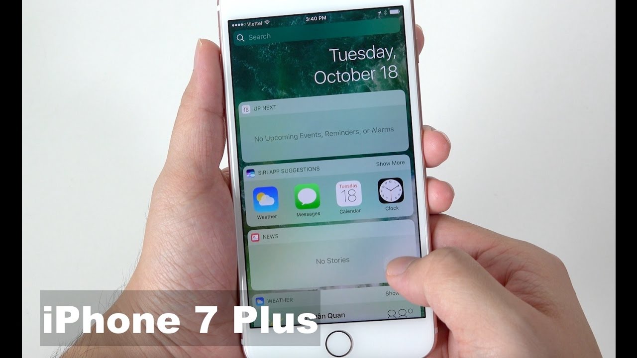 iPhone 7 Plus (A1661 SIM-free Model) Unboxing & Initial Setup - YouTube