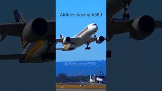 "Flying High: Discover the Airlines Chiefly Flying the Double Decker A380 in 2026!"#aviation#airbus