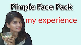 How to remove pimple? - Home remedies for pimples |Easy pimple pack |H2