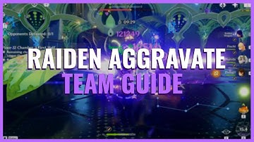 Raiden Aggravate Team Guide in 3 Minutes | Build, Rotations & Candidates