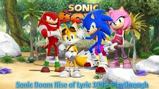 Sonic Boom Rise of Lyric (Wii U) 100% Playthrough (1080p60fps)