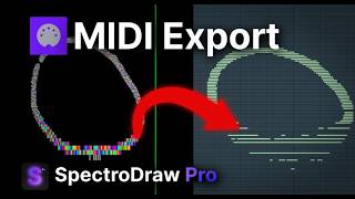 SpectroDraw Pro - How to Export MIDI