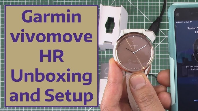How to Turn Setup the Vivomove HR - Garmin Vivomove HR Tutorial - YouTube