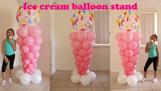 Ice Cream balloon stand