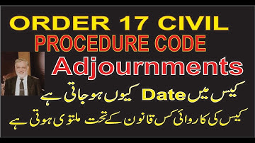 Order  17 CPC\ Adjournments/Lawyer Online/Advocate Online