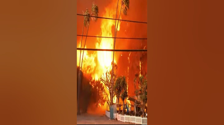 Structures Burn as Palisades Fire Explodes