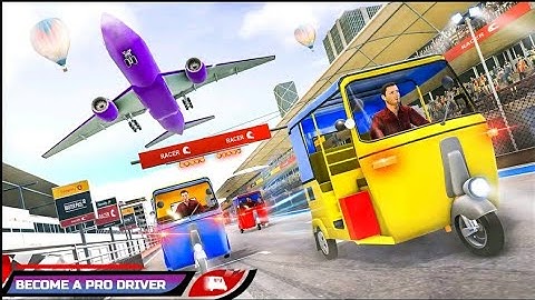 Real Tuk Tuk Racing - Best Auto Rickshaw Race | offroad auto rickshaw Android Gameplay 3