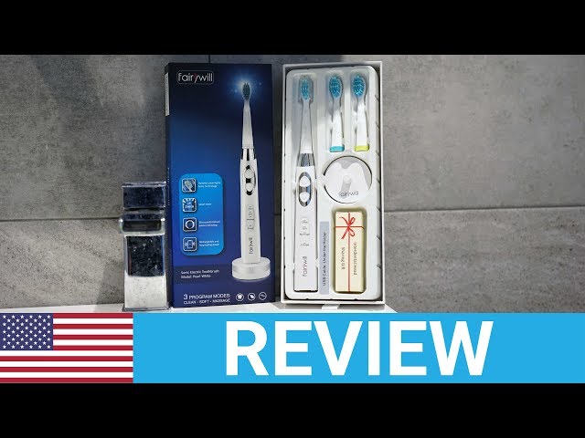 Fairywill Sonic Electric Toothbrush Review - USA