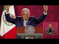 AMLO PIDE: "AMOR Y PAZ" DURANTE DISCUSIÓN DE DOS REPORTEROS EN LA MAÑANERA.