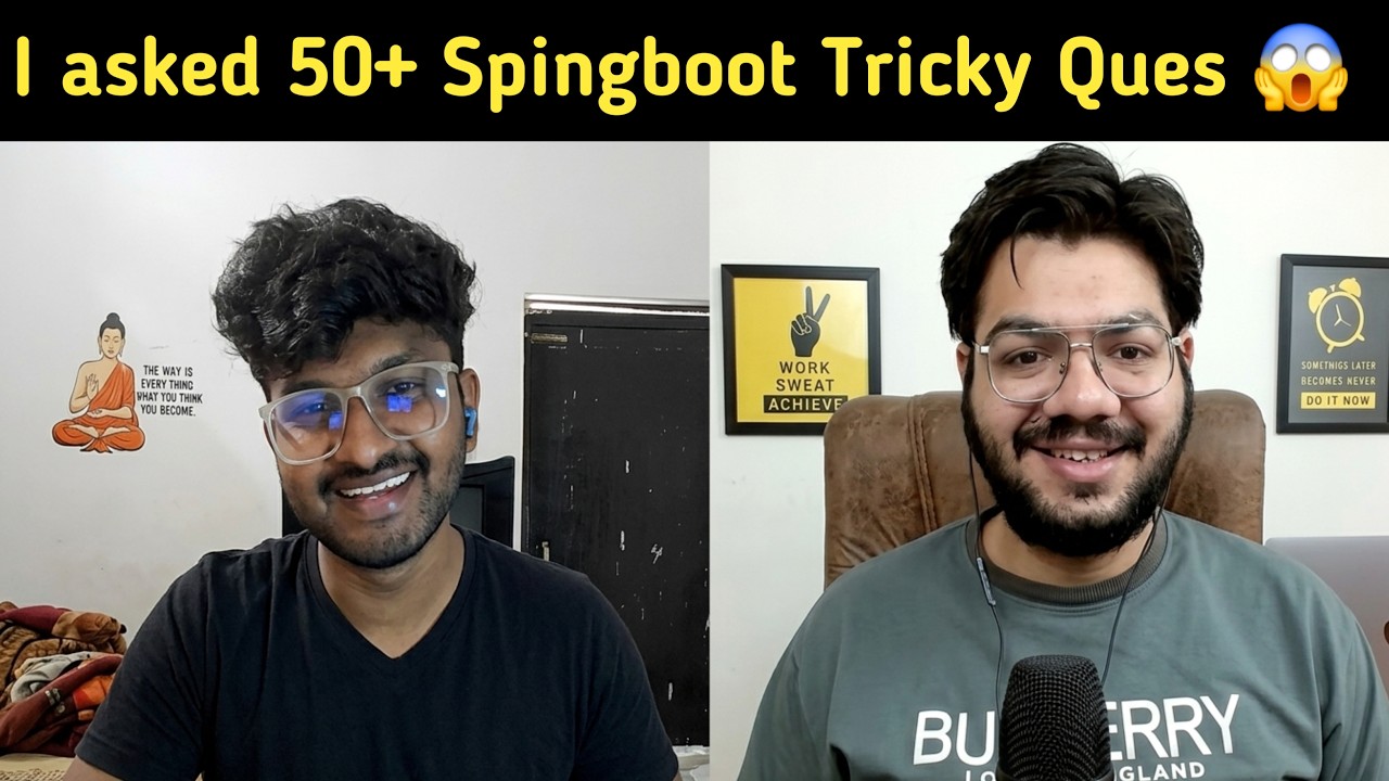 Java Spring Boot 4 Yrs Interview Experience - YouTube
