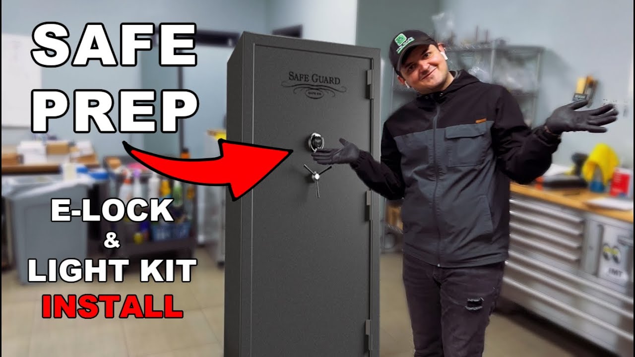 The Expert Guide - Preparing Gun Safes for Delivery. E-Lock and Light Kit  Install 