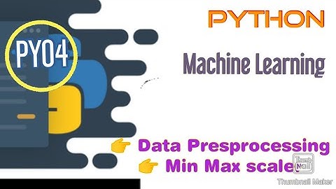 #PY04 Data Preprocessing: Feature Scaling using MinMax| ITFO