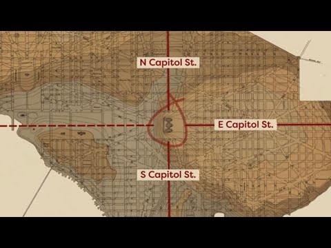 Vidéo: Washington, DC Carte des ronds-points