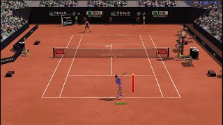 Full ace tennis simulator - Player 1 VS Holger Rune
