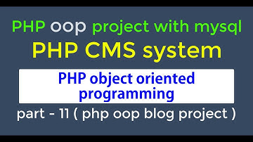 #11.   php oop blog project  ( arrange data and show image in the table )