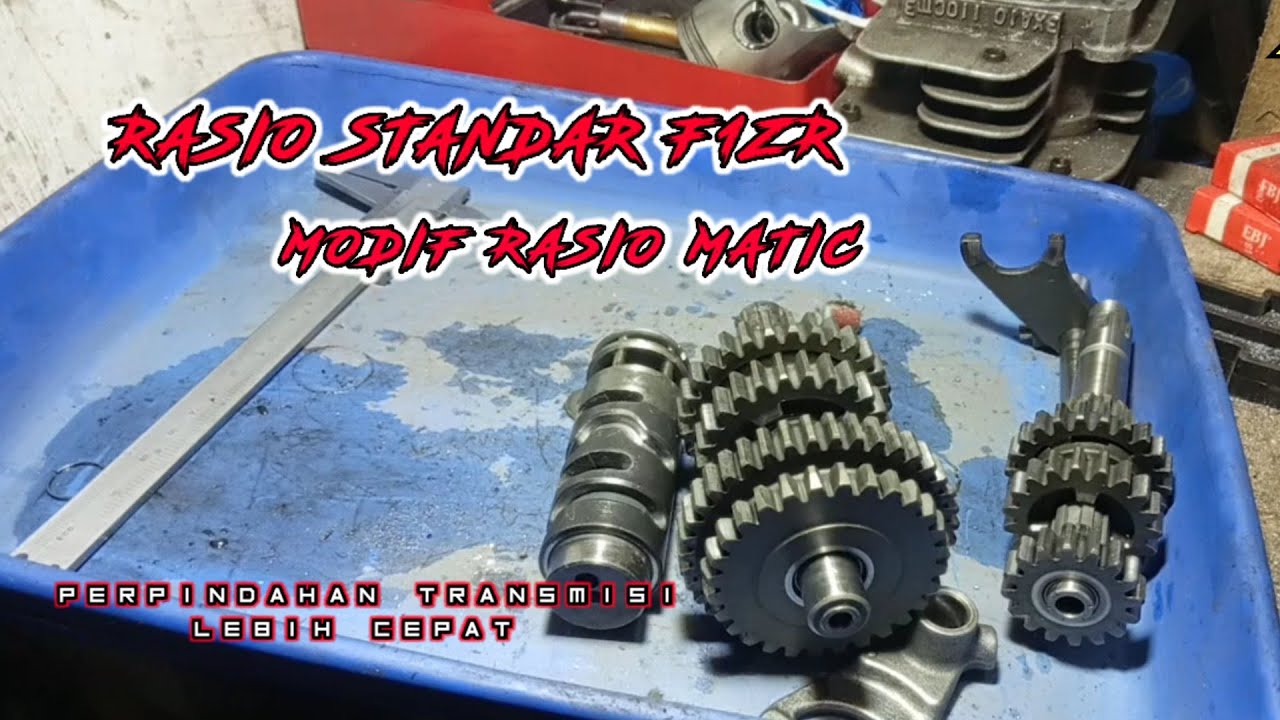 MODIFIKASI RASIO STANDAR F1ZR JADI RASIO MATIC !!