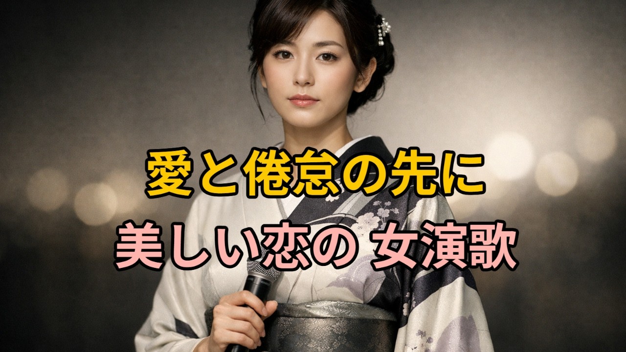 愛と倦怠、それでも忘れられない  美しい恋を歌う 女演歌集