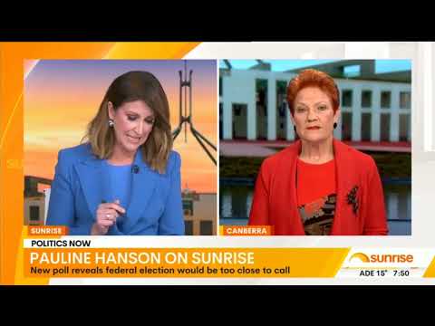 Pauline Hanson on Sunrise: What is Mono-culturalism?