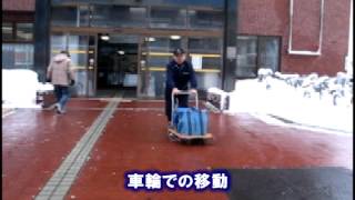 ワンタッチ切り替え式橇付き台車.avi