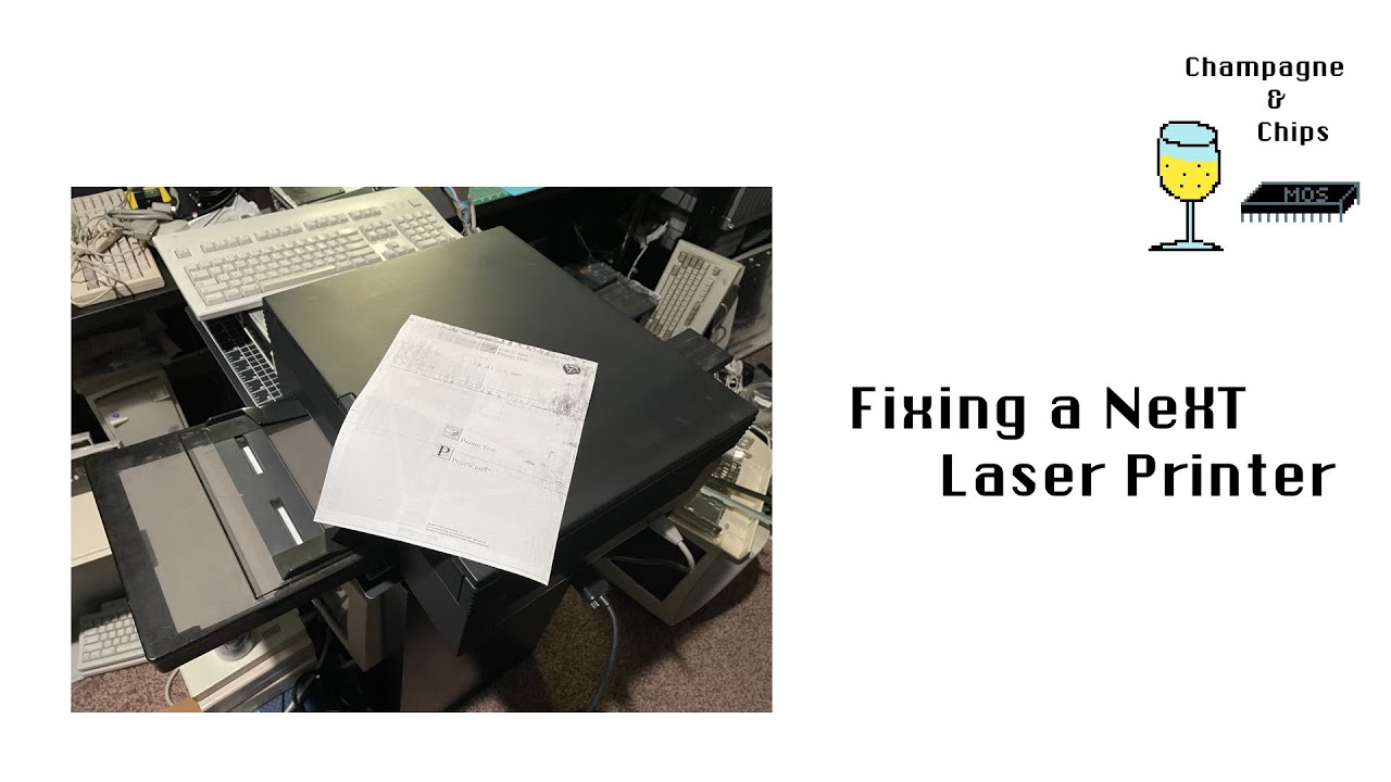 NeXT Laser Printer Restoration & Testing - YouTube