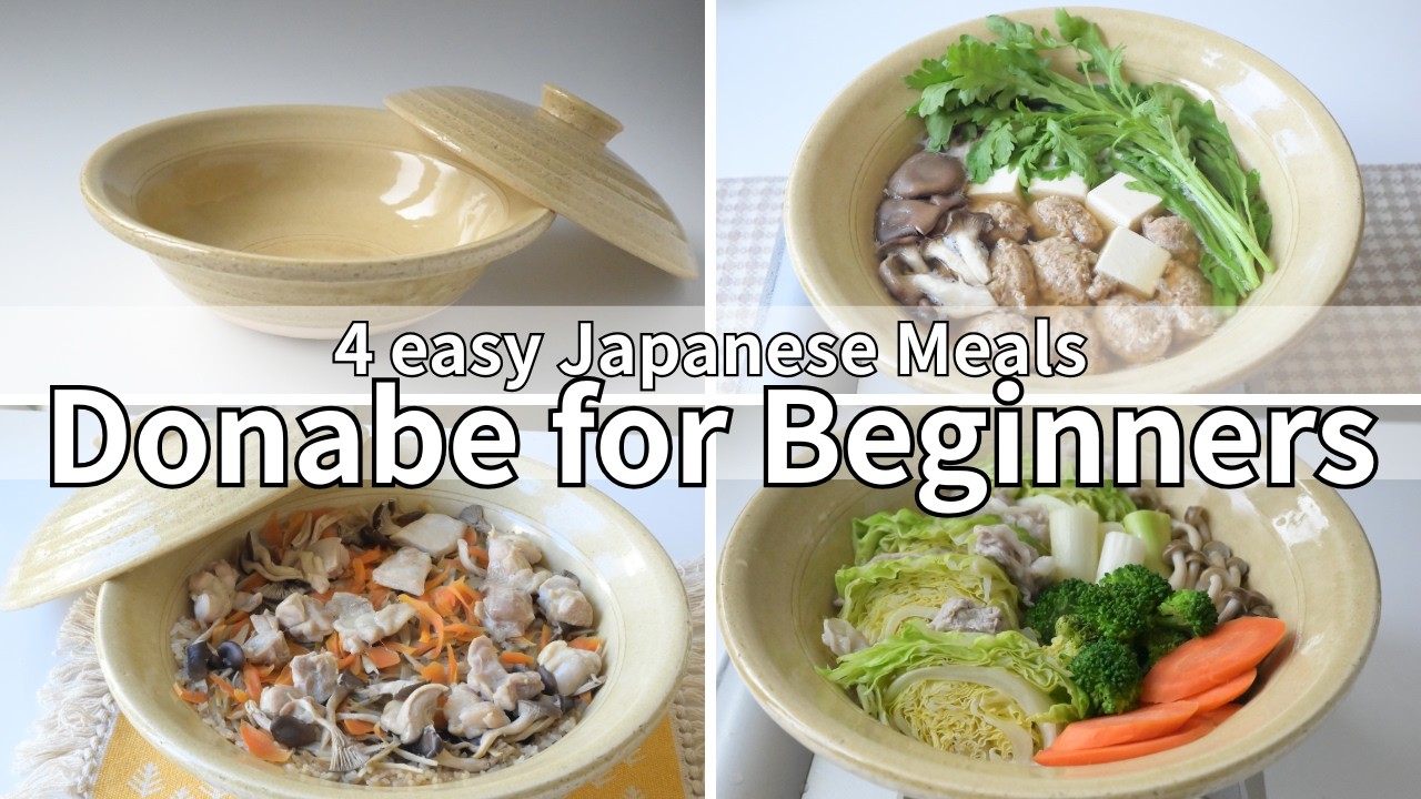 Donabe for Beginners: 4 Easy Japanese Meals in One Earthenware Pot!