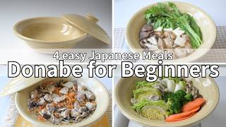 Donabe for Beginners: 4 Easy Japanese Meals in One Earthenware Pot!