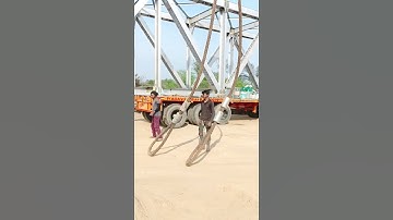 Railway Bridge Crane Working ❤ || #railway #bridge #cranework