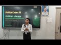 ActionEvent & ActionLitener | Event Handling | Java Programming