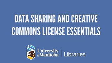 Data Sharing and Creative Commons License Essentials