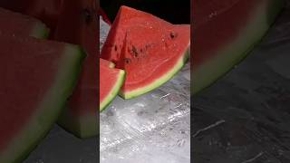 Watermelon cutting expert&#39;s cutting technique  #streetfood #food