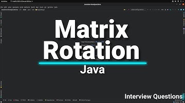 Matrix Rotation in Java